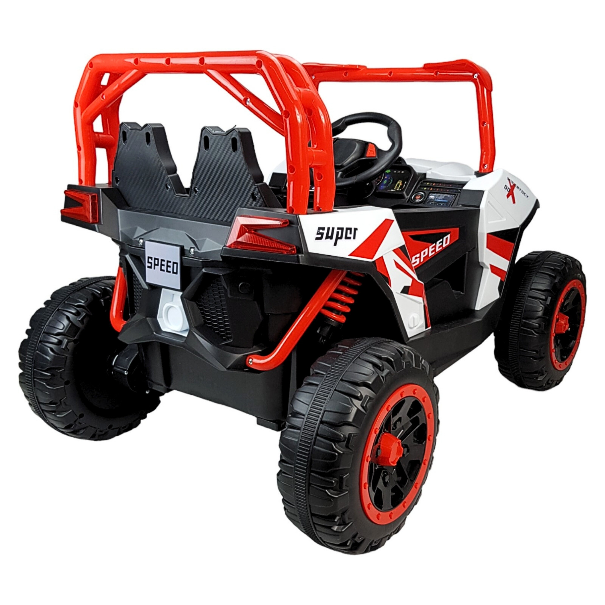 Montable Electrico para Niños Coche con Control Remoto Luz Led 12v - Rojo.