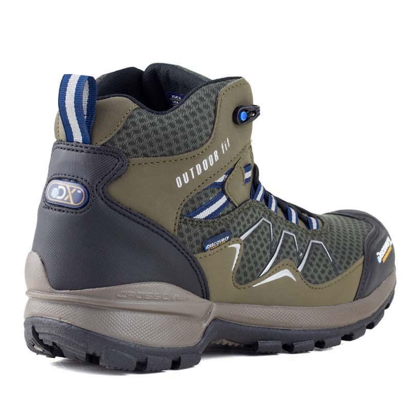 Botas Para Camping Hombre Senderismo Discovery 2320 Verde Confort.