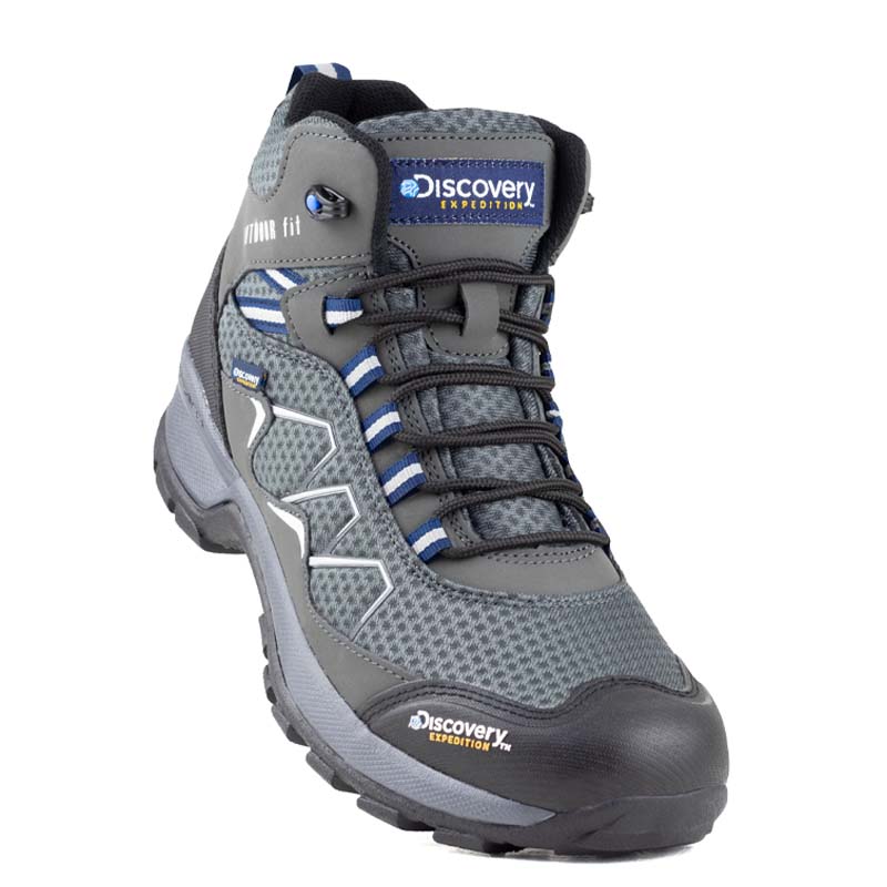 Botas Senderismo Para Hombre Outdoor Discovery 2320 Gris Confort.