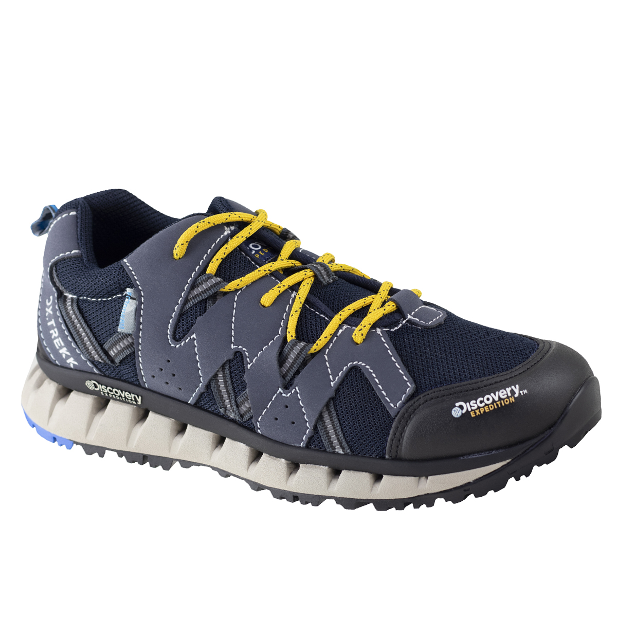 Tenis Discovery Dx-Trekk Para Semi Senderismo Camping Hombre 2338 Marino Sintético.