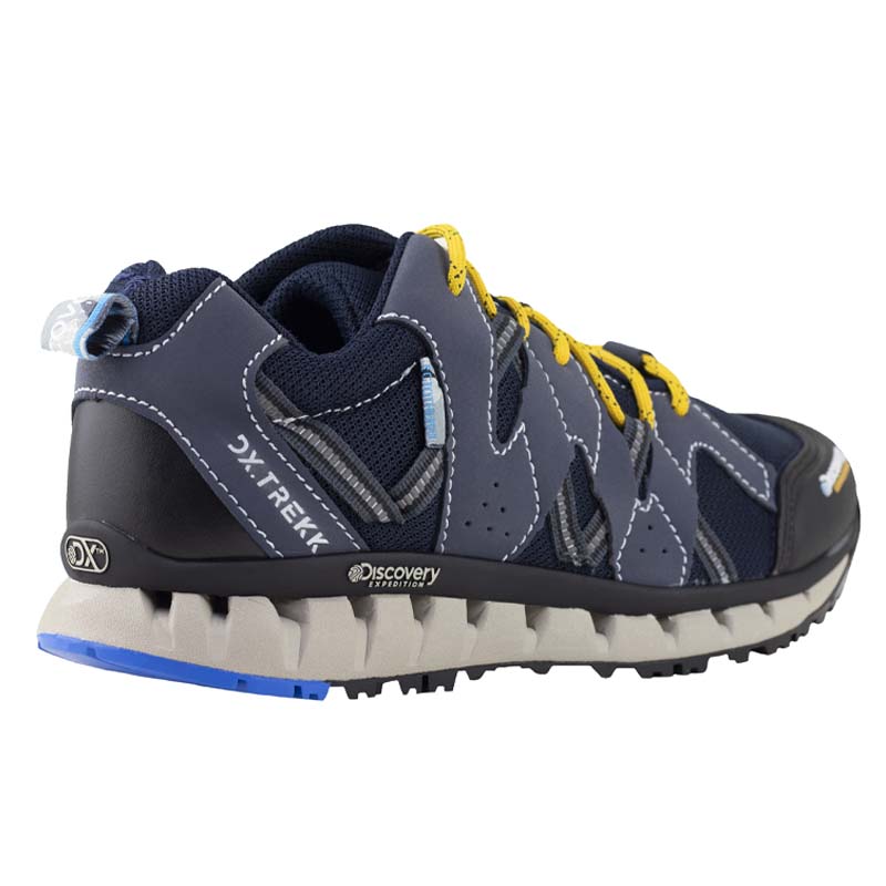 Tenis Discovery Dx-Trekk Para Semi Senderismo Camping Hombre 2338 Marino Sintético.