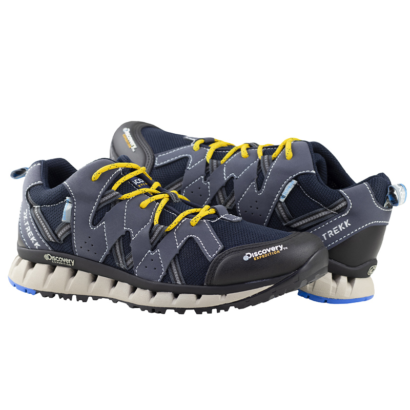 Tenis Discovery Dx-Trekk Para Semi Senderismo Camping Hombre 2338 Marino Sintético.