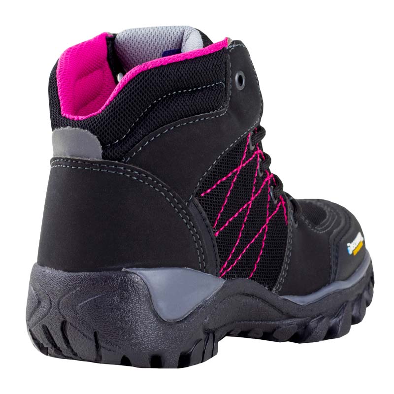 Botas Negras Para Niña Camping Aventura Discovery 11962 Gris Ros Outdoor.
