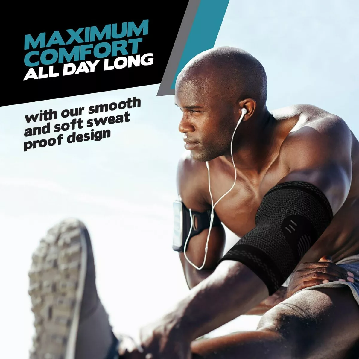 Coderas Elásticas De Compresión Protección Deportiva,par, L.