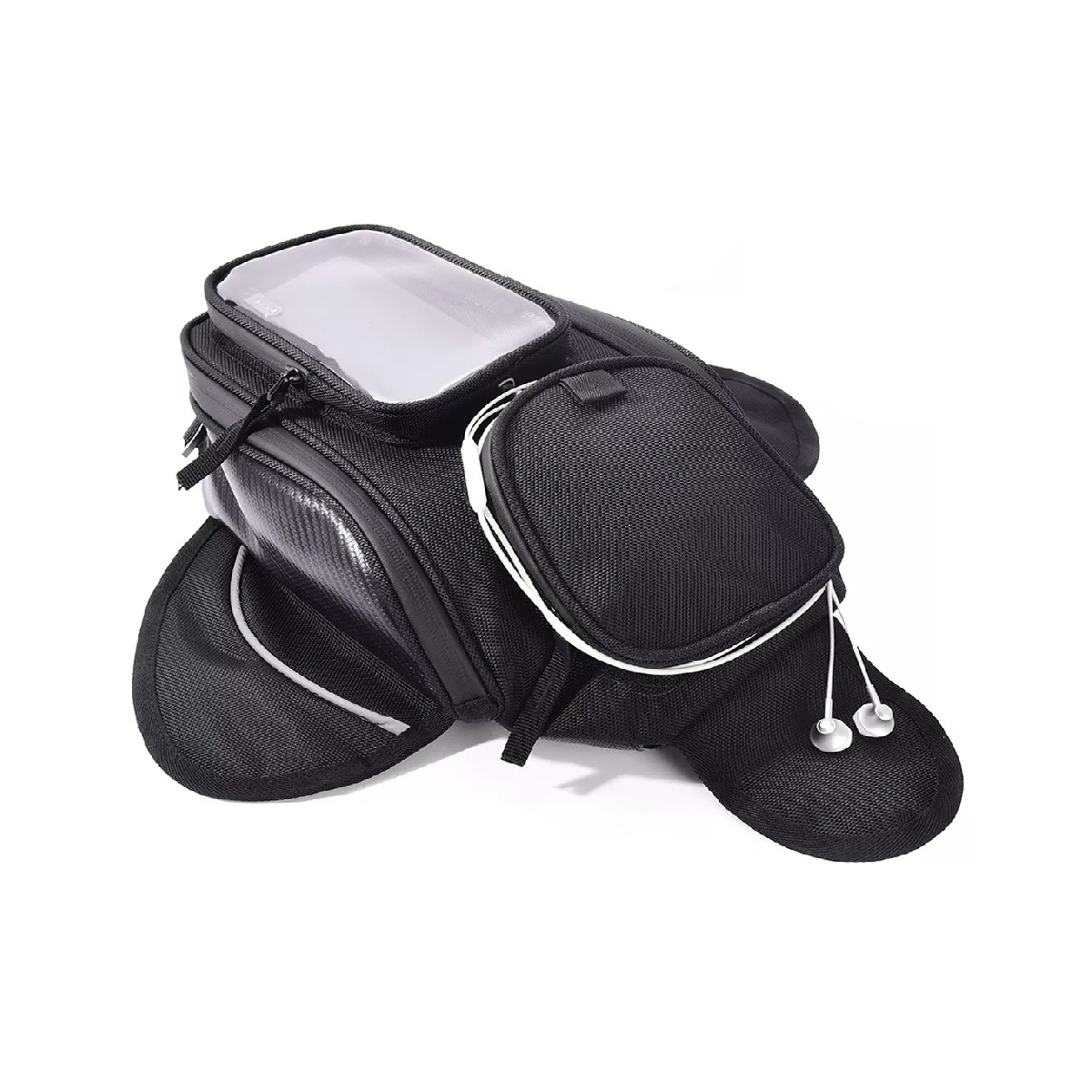 Bolsa De Depósito Mochila Para Moto Con Tanque Imanes Correa.