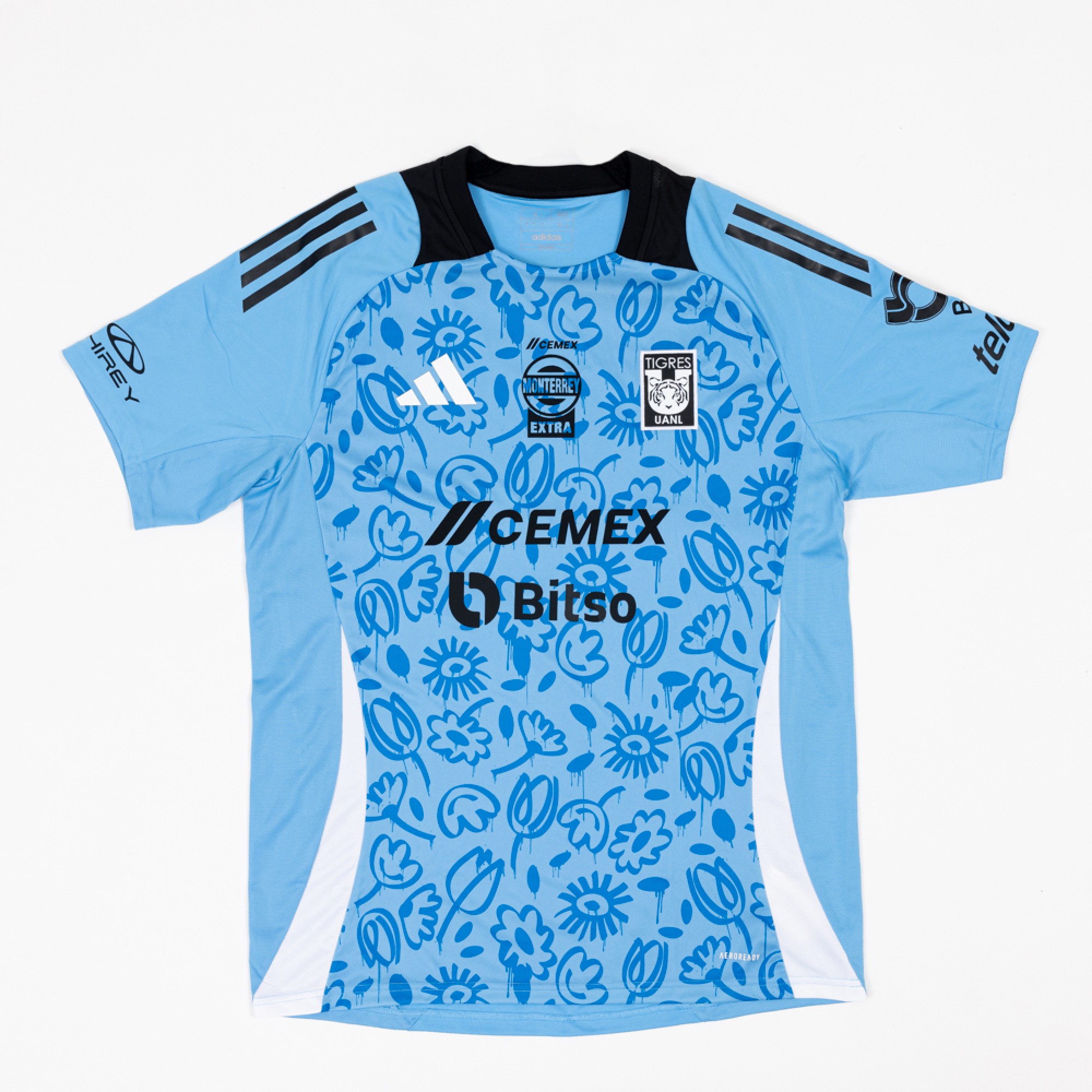 Nuevo Jersey Tigres UANL Nuevo Leon 2024 Edicion Especial Dia de la Tierra Azul Talla M