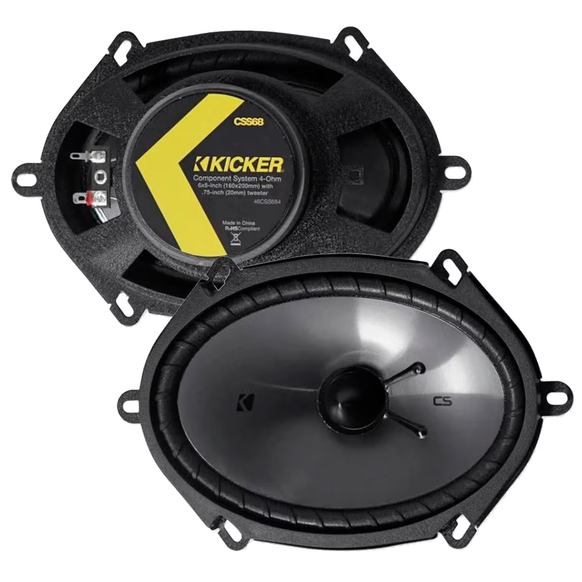 Set de medios Kicker CSS68 bocinas de 5x7  Ó 6x8 225w .