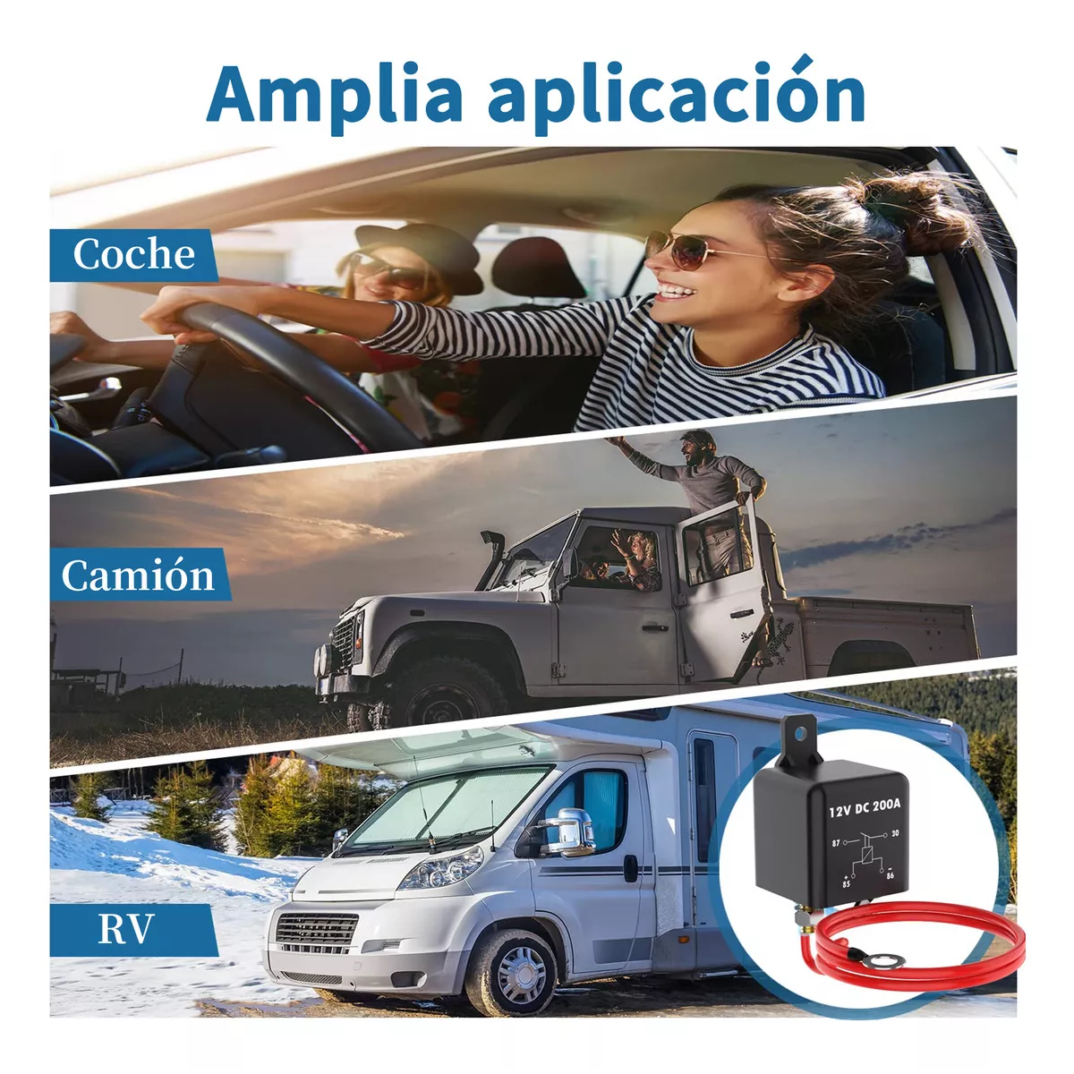 Interruptor De Desconexión De Batería Para Coche Dc 12v 200a.