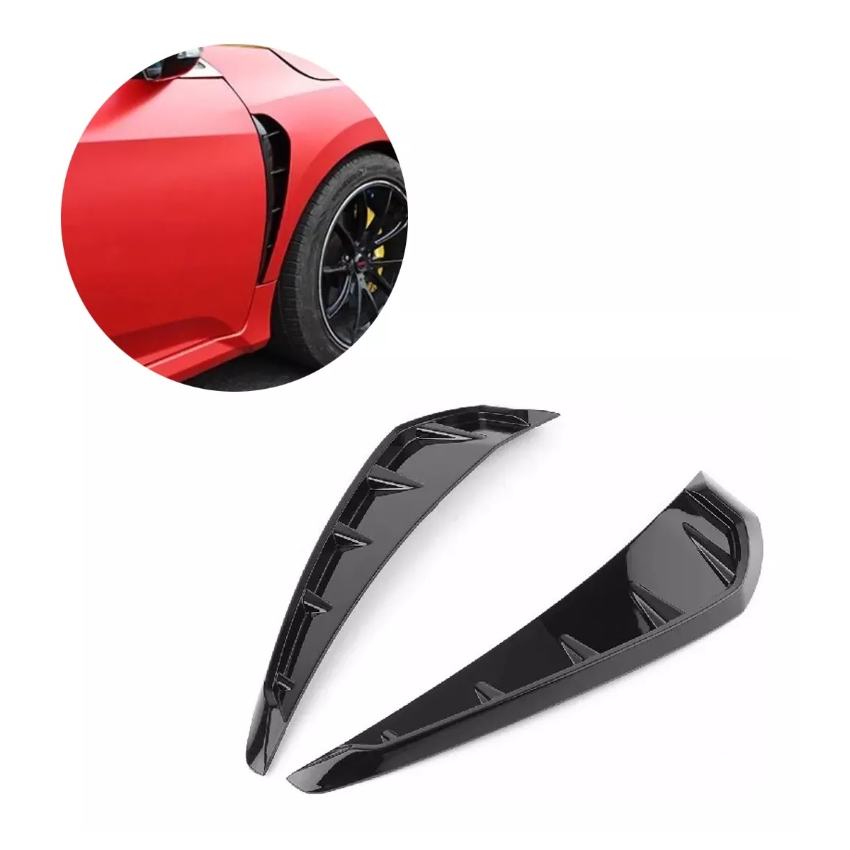 Toma Aire Simulador Decorativa Deportiva Cofre Universal Par.