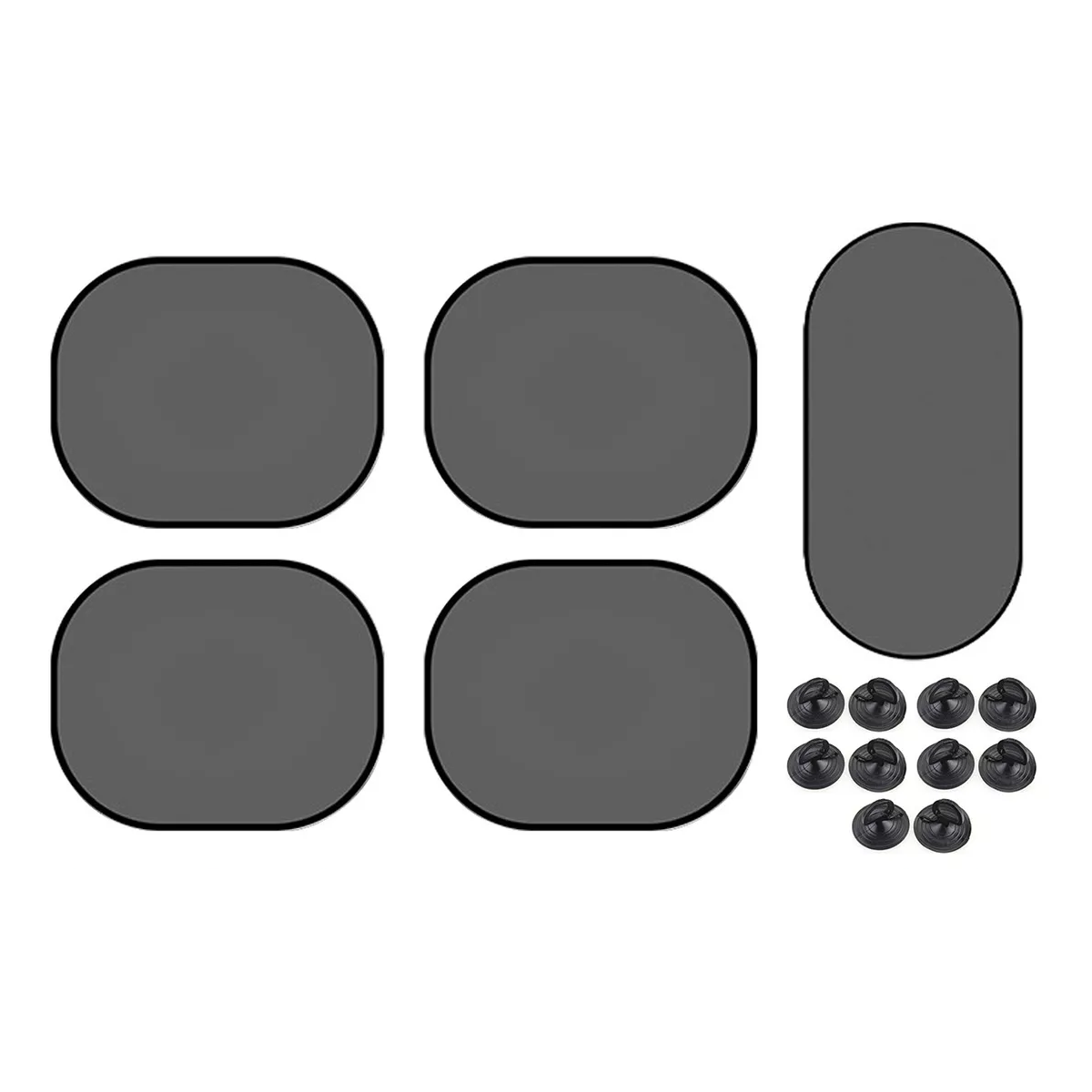 Set 4 Lateral Ventana Cubre Sol Automotivil Parasol.