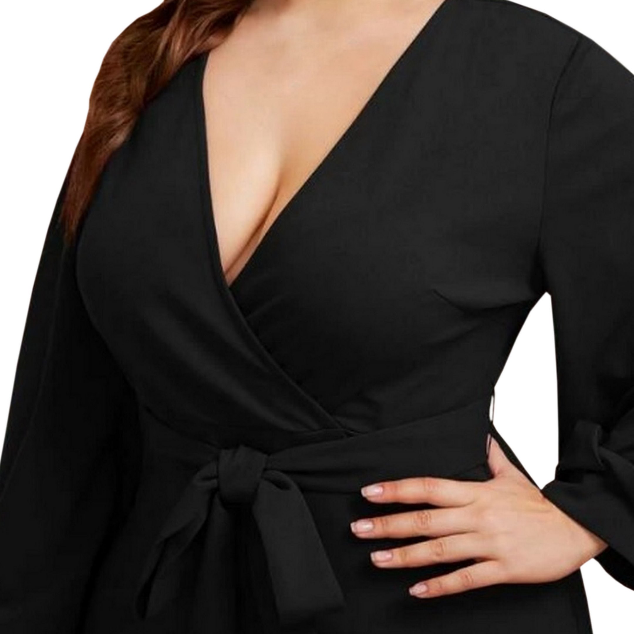 Vestido Dama Mujer Sexi Elegante C/Cinturón Talla Extra Plus