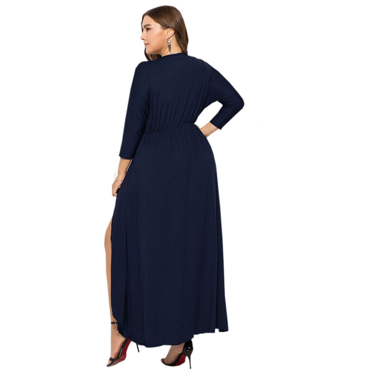 Maxi Vestido Largo De Fiesta Elegante Sexi Talla Extra Plus