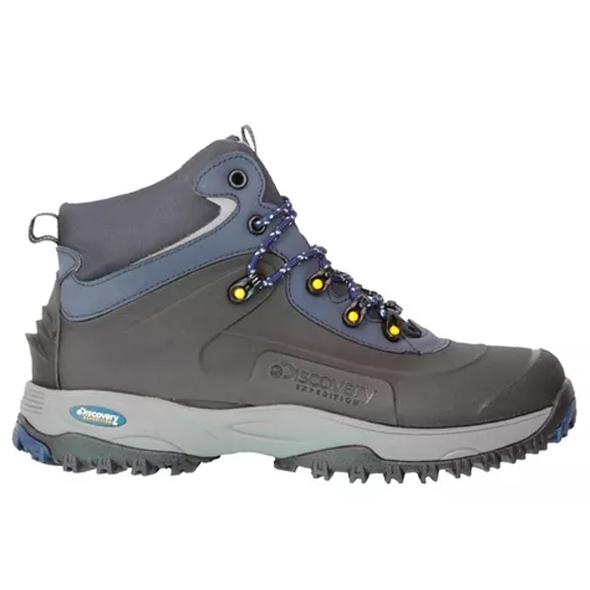 Botas Tipo Senderismo Para Hombre Discovery Hiker 2081 Marino Negro.