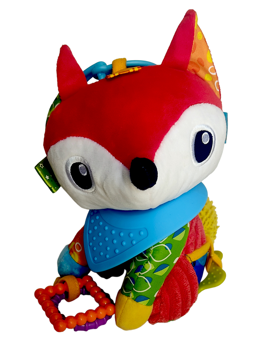 Juguete Peluche Niño Bebe Sonaja Y Mordedera Texturas Sozzy