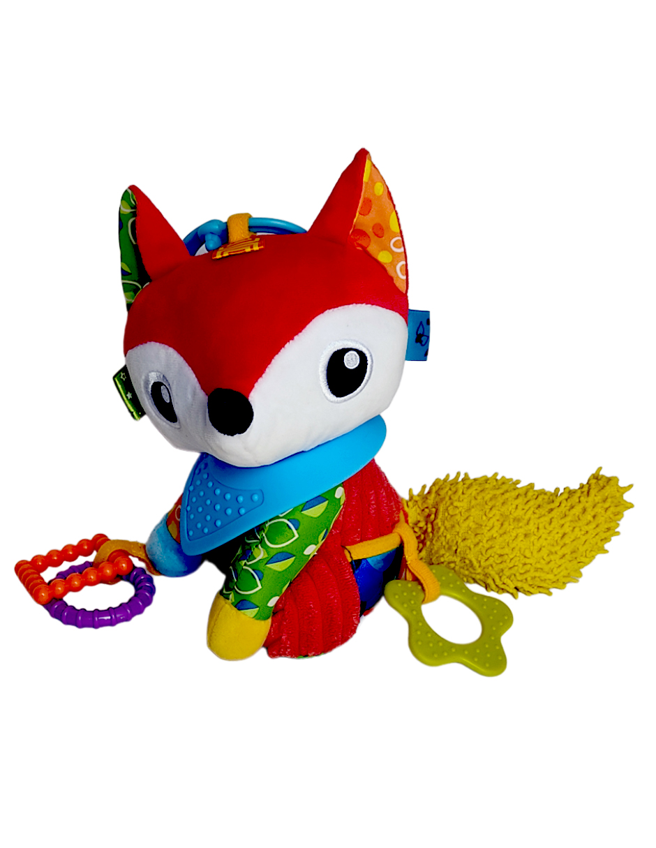 Juguete Peluche Niño Bebe Sonaja Y Mordedera Texturas Sozzy