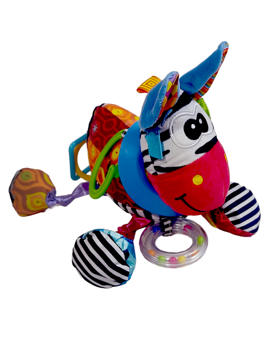 Juguete Peluche Niño Bebe Sonaja Y Mordedera Texturas Sozzy