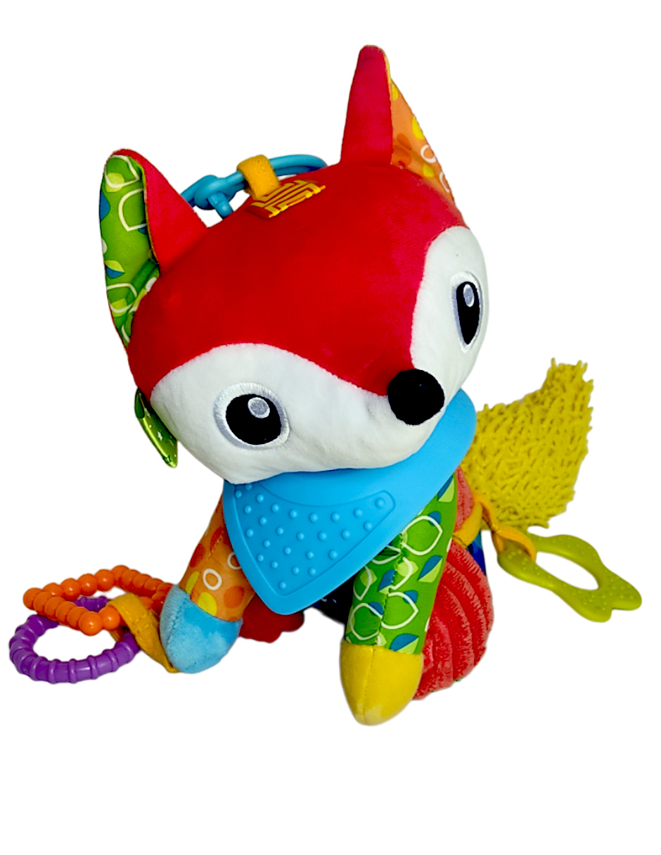 Juguete Peluche Niño Bebe Sonaja Y Mordedera Texturas Sozzy