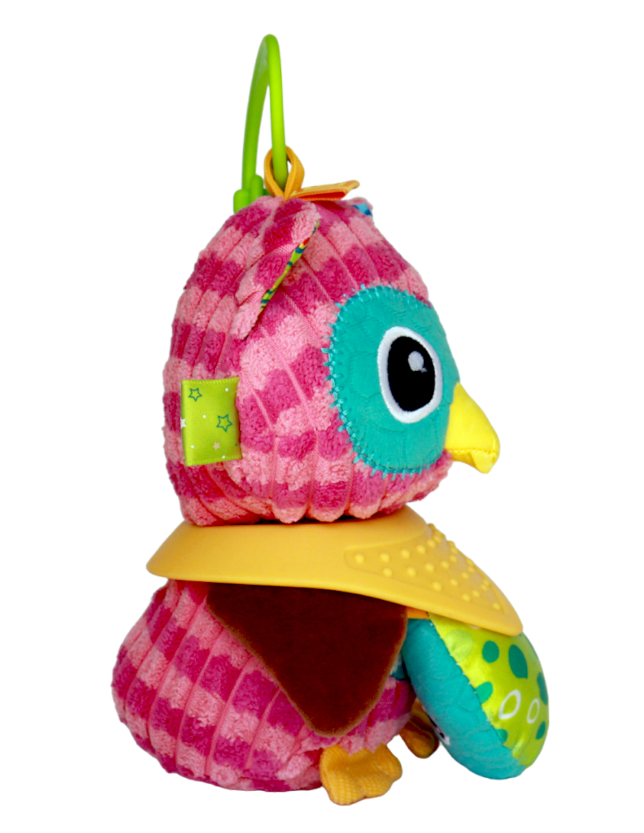 Juguete Peluche Niño Bebe Sonaja Y Mordedera Texturas Sozzy