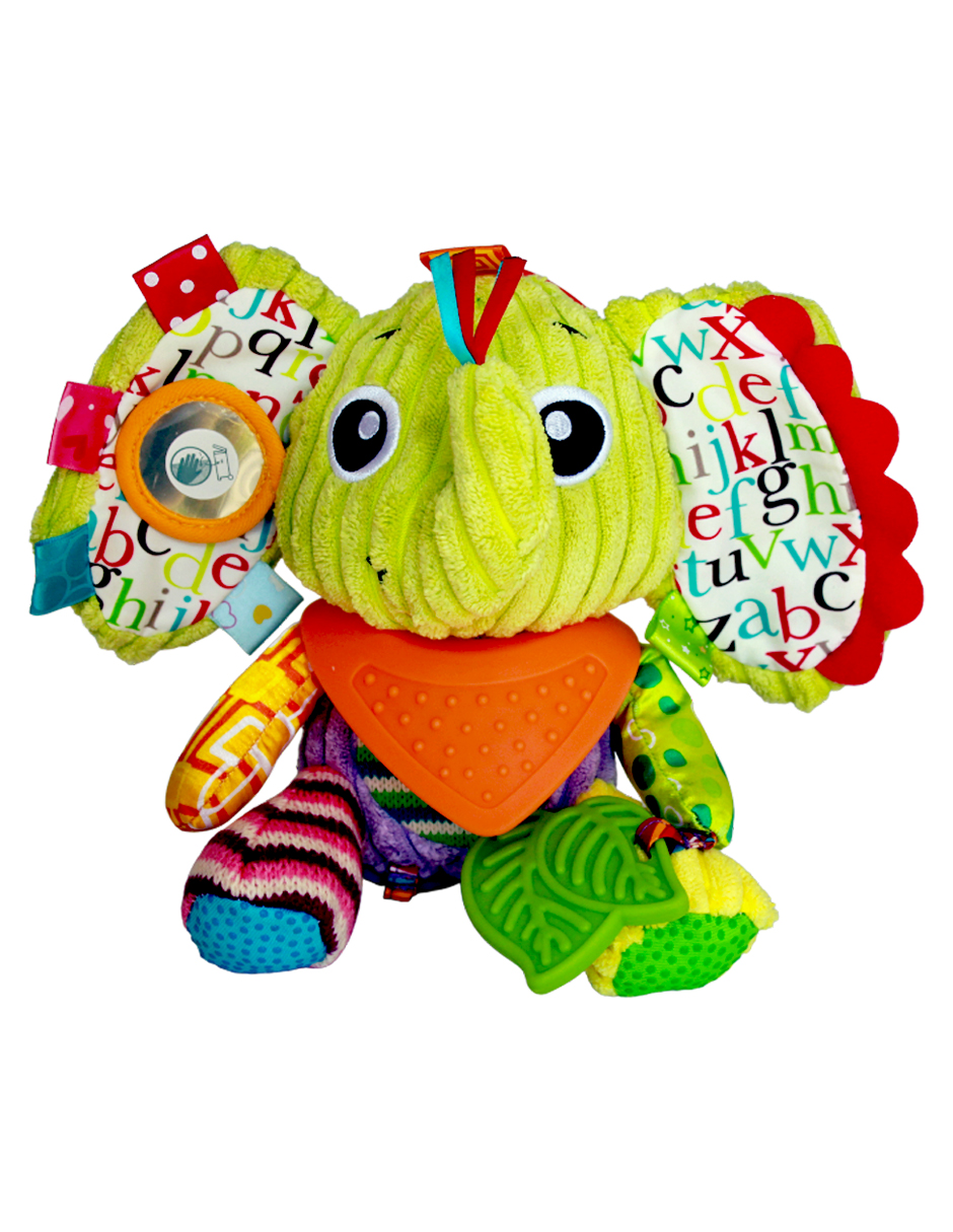 Juguete Peluche Niño Bebe Sonaja Y Mordedera Texturas Sozzy