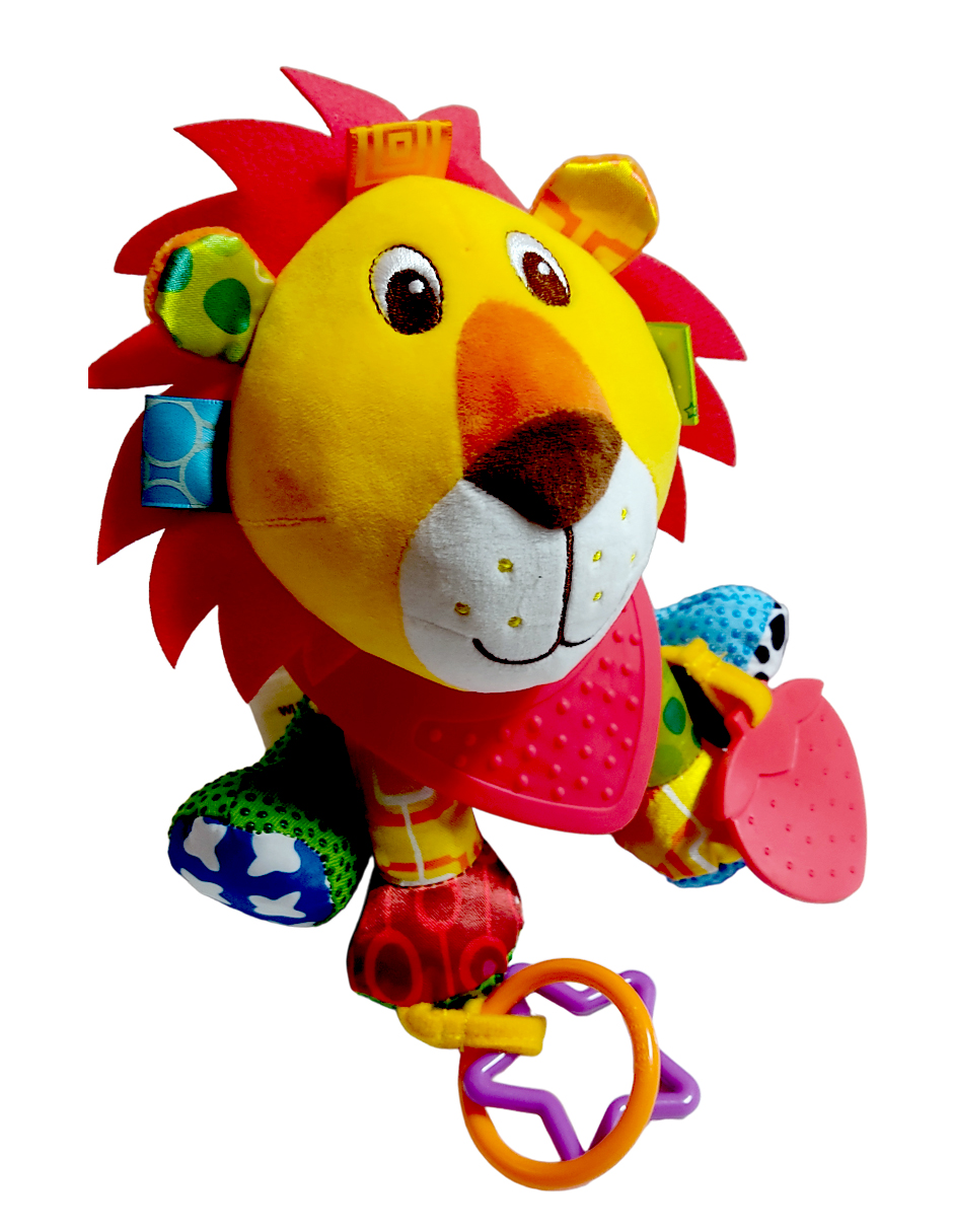 Juguete Peluche Niño Bebe Sonaja Y Mordedera Texturas Sozzy