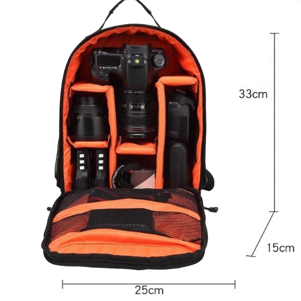Mochila Backpac Cámara Digital Dslr Fotografica Impermeable