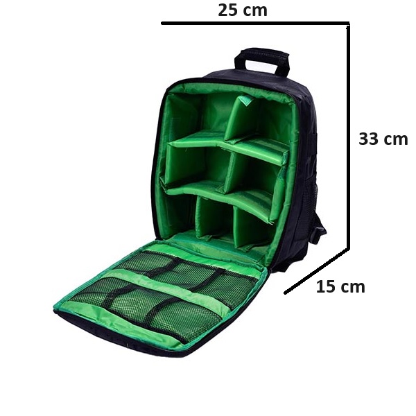 Mochila Backpac Cámara Digital Dslr Fotografica Impermeable