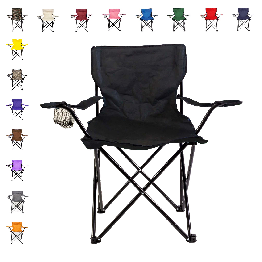 Sillas Plegables Para Camping Negra