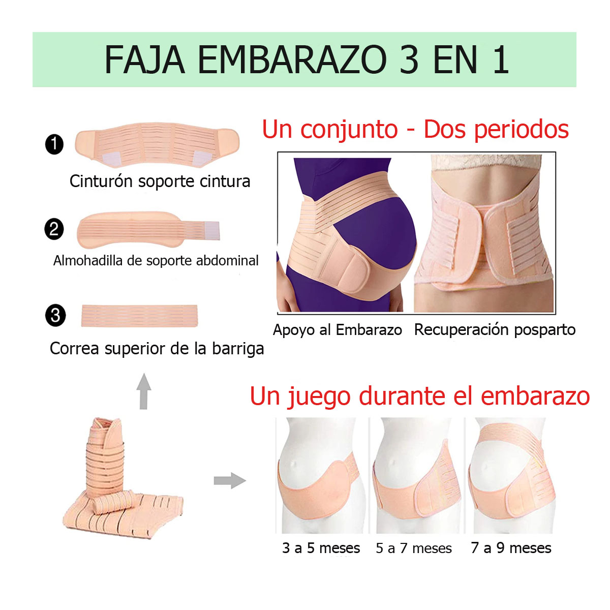 Faja para pantalones embarazada hotsell