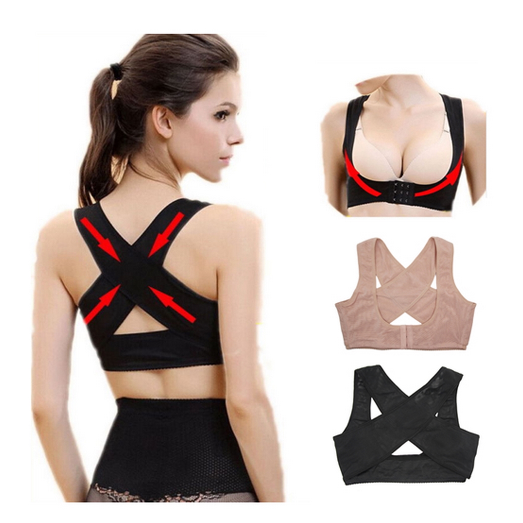 Chaleco Faja Corrector Postura Joroba Levanta Pecho