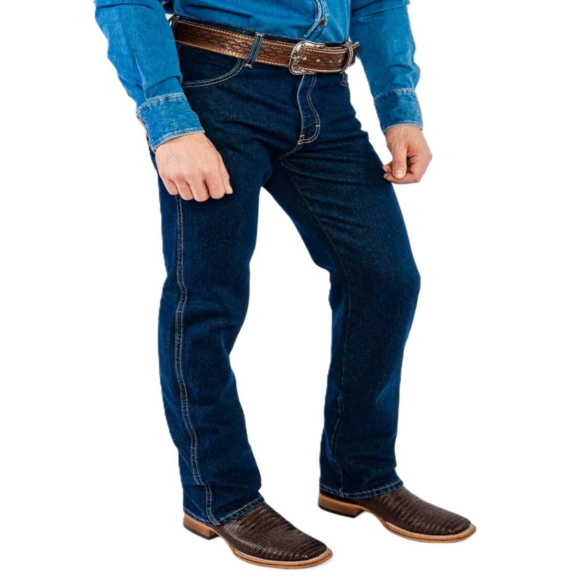 PANTALÓN DE MEZCLILLA  CORTE VAQUERO DE HOMBRE SLIM FIT