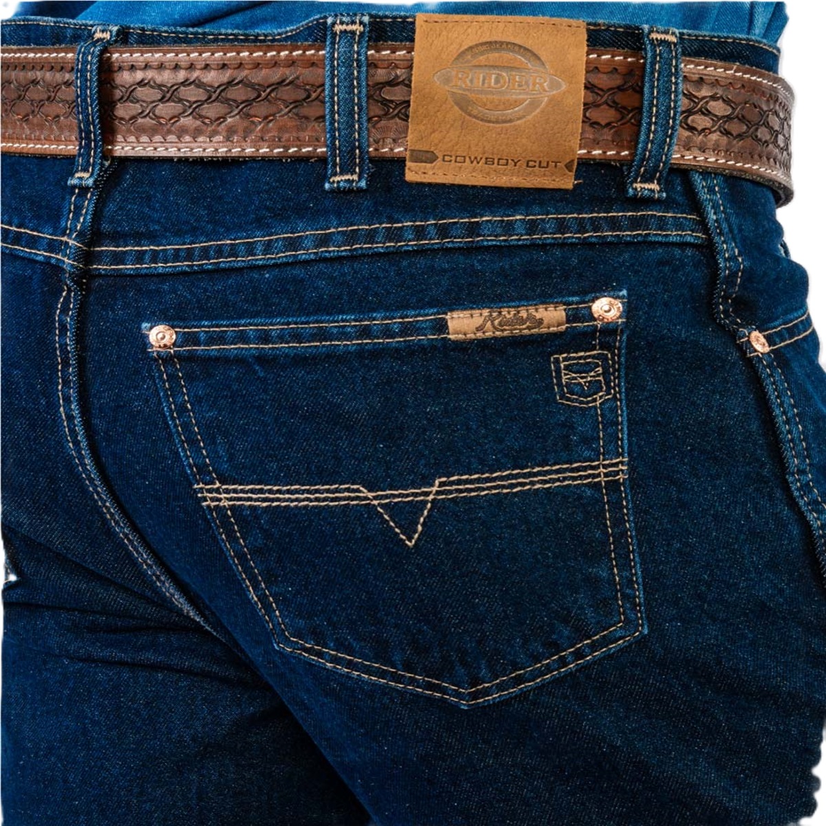 PANTALÓN DE MEZCLILLA  CORTE VAQUERO DE HOMBRE SLIM FIT