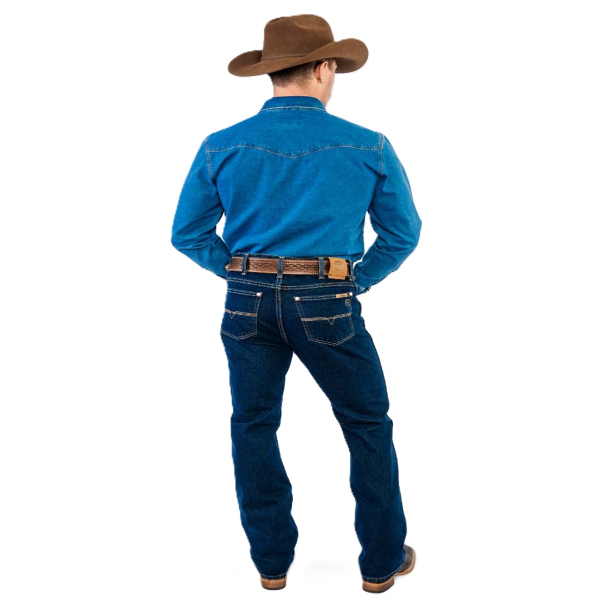 PANTALÓN DE MEZCLILLA  CORTE VAQUERO DE HOMBRE SLIM FIT