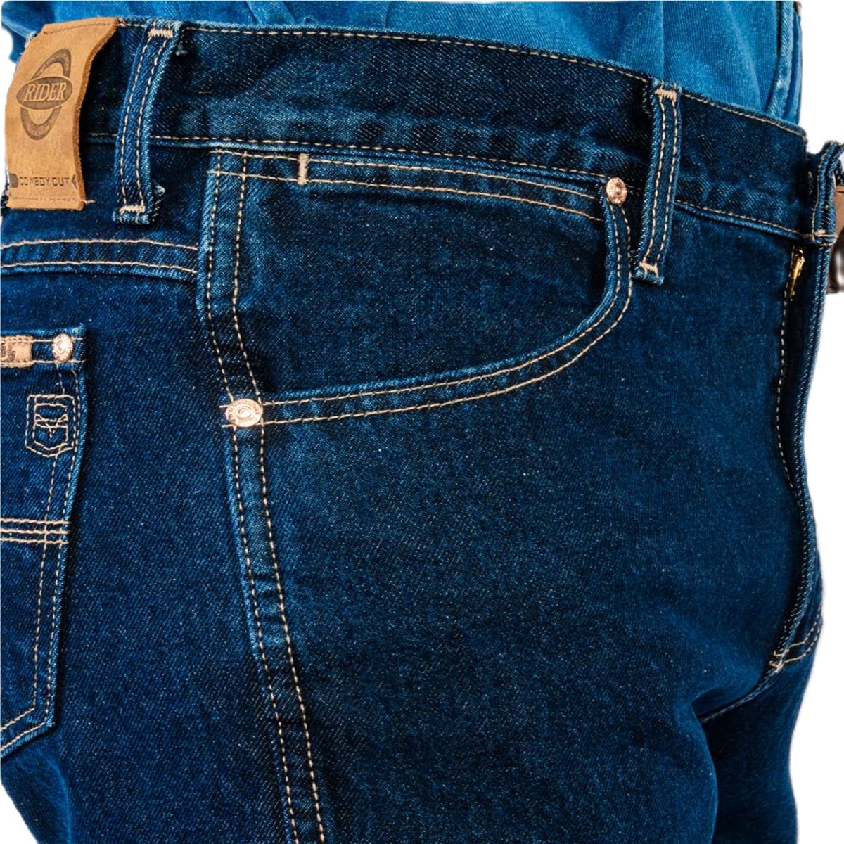 PANTALÓN DE MEZCLILLA  CORTE VAQUERO DE HOMBRE SLIM FIT