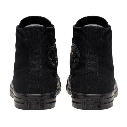 Tenis Converse Modelo Bota Mono Color Negro/Negro Unisex