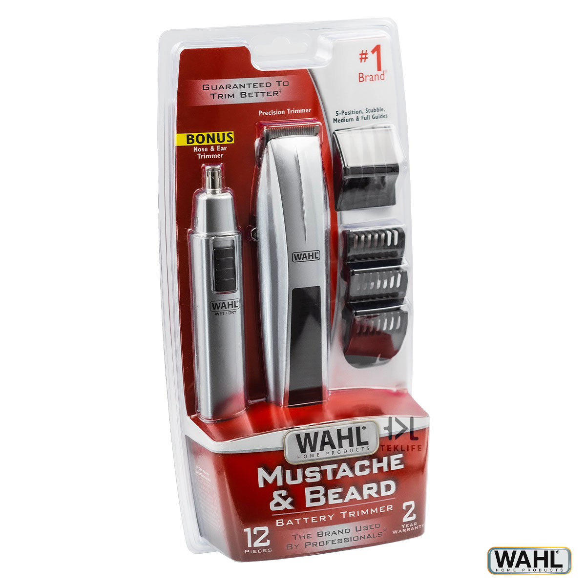 Cortadora Wahl Mustache Para Barba Bigote Nariz Inalambrica