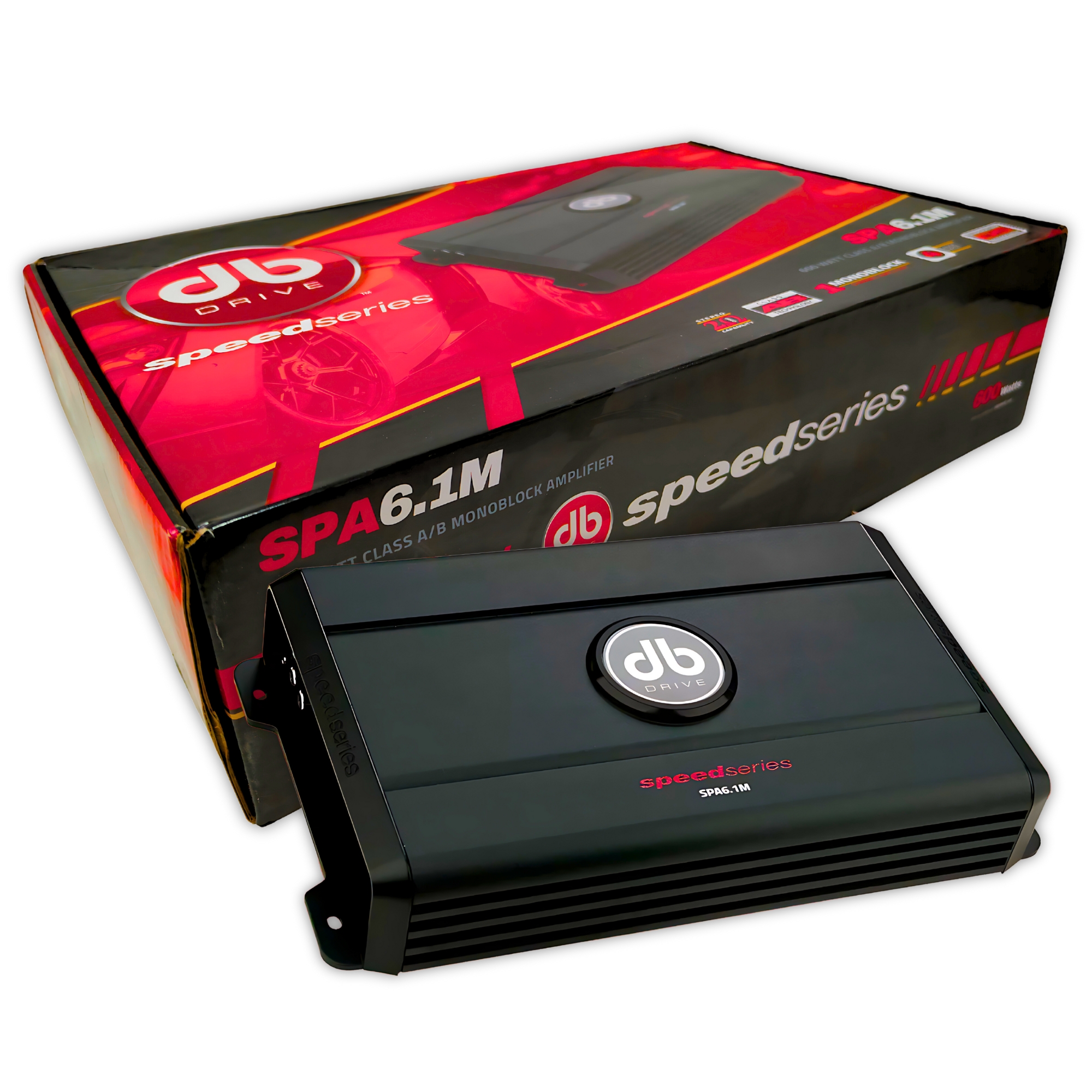 Amplificador Monoblock DB Drive SPA6.1M Speed Series.