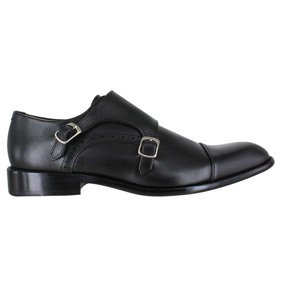 Zapato Formal Hombre Carlo Ronaldi 1032 Becerro Negro Cuero Casual.