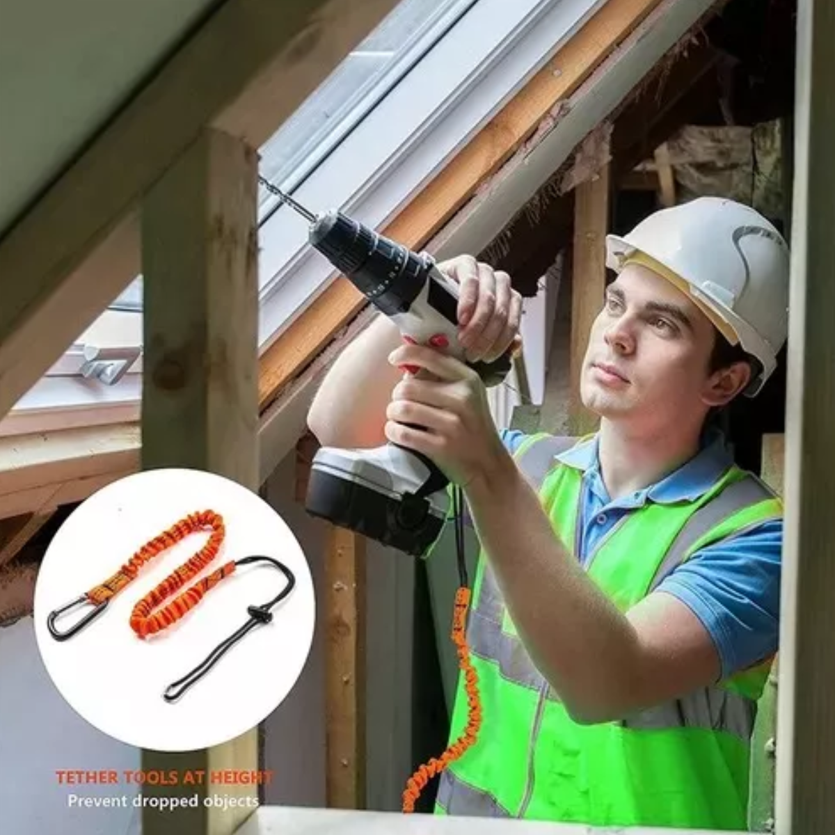 Set Cordón Para Herramientas, Cordón De Seguridad De 6 Piezas.