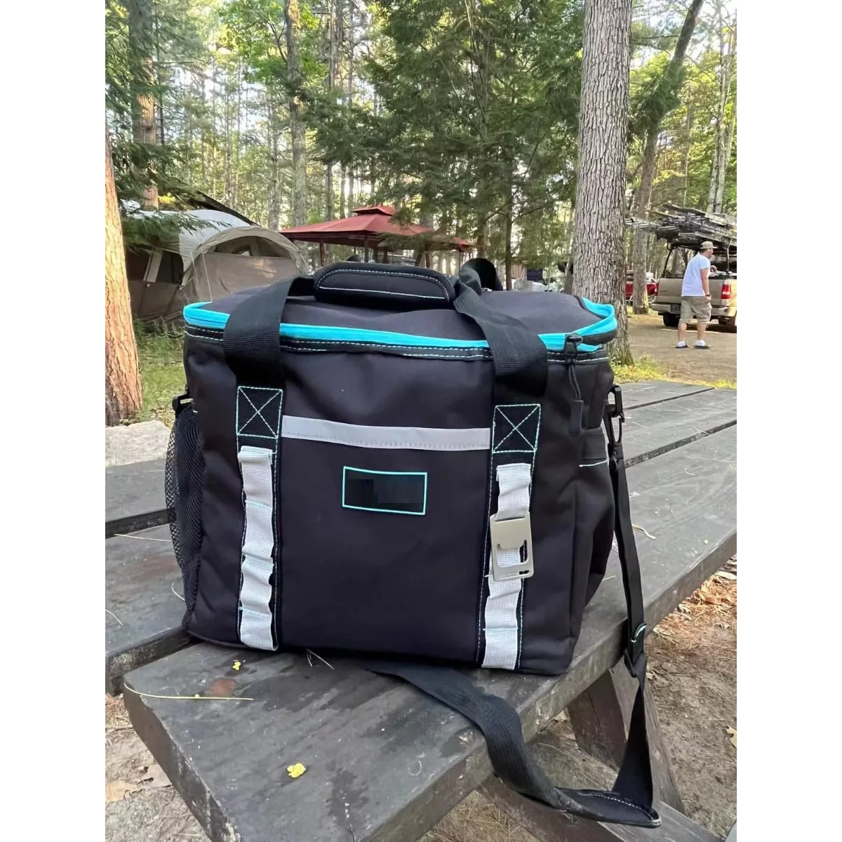 Mochila Hielera Termicas 25l Hielera Portátil Cooler Negro.