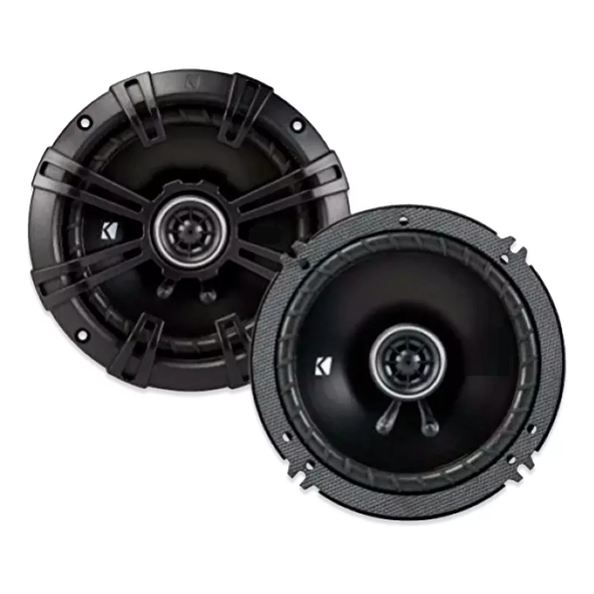 Set Bocinas Coaxiales Kicker Dsc6504 Dsc650 240w 6.5 2 Vias Color Negro.