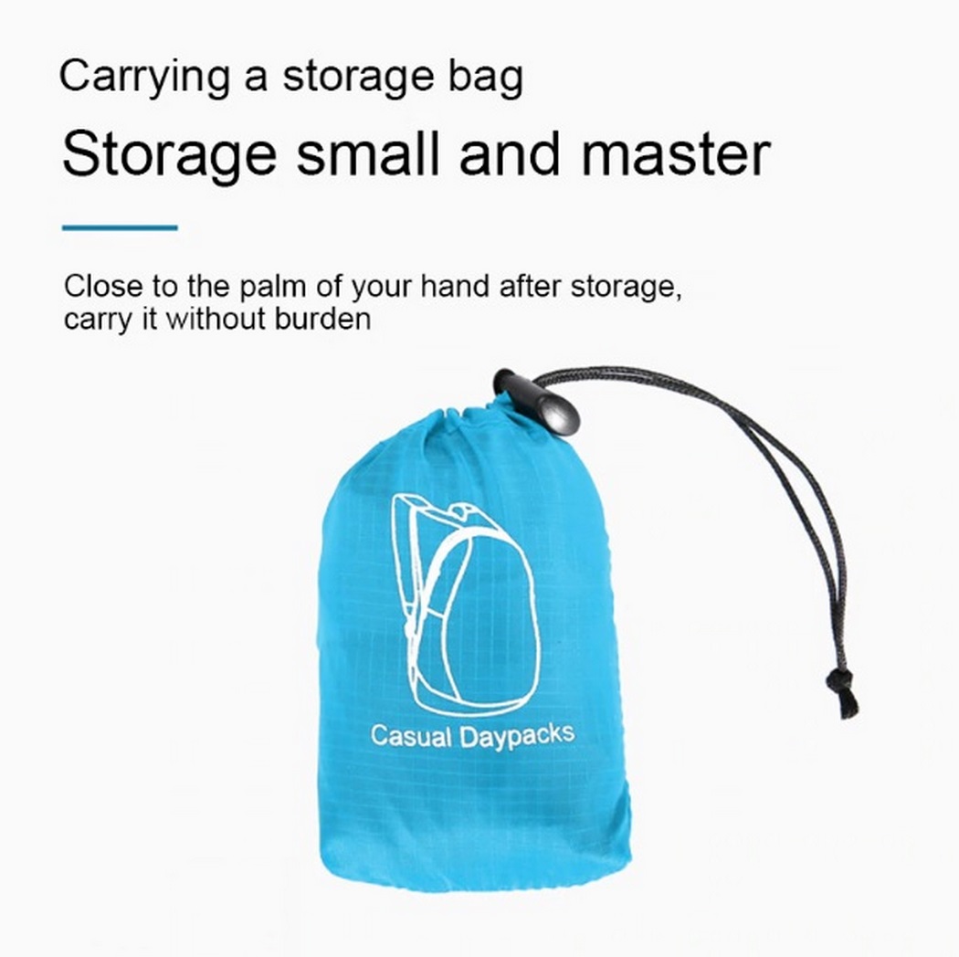Mochila Bolsa Ligera Plegable Impermeable Senderismo Camping