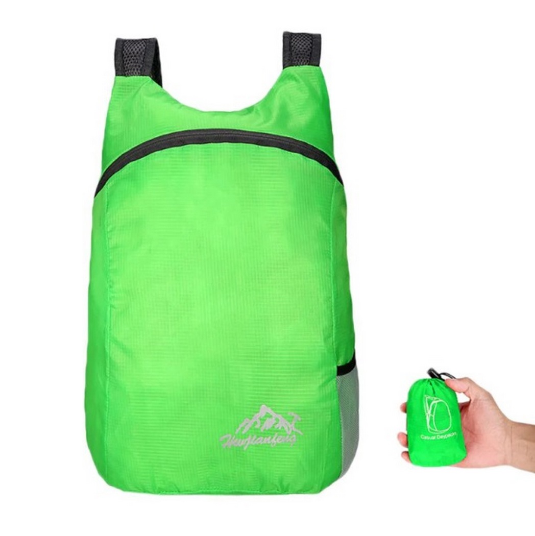 Mochila Bolsa Ligera Plegable Impermeable Senderismo Camping