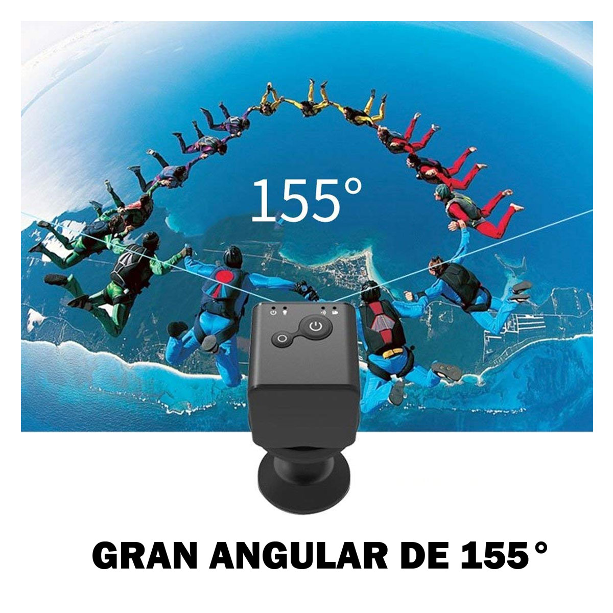 Mini Cámara Espia 2k 1080p Con Visión Nocturna Sq13 Wifi