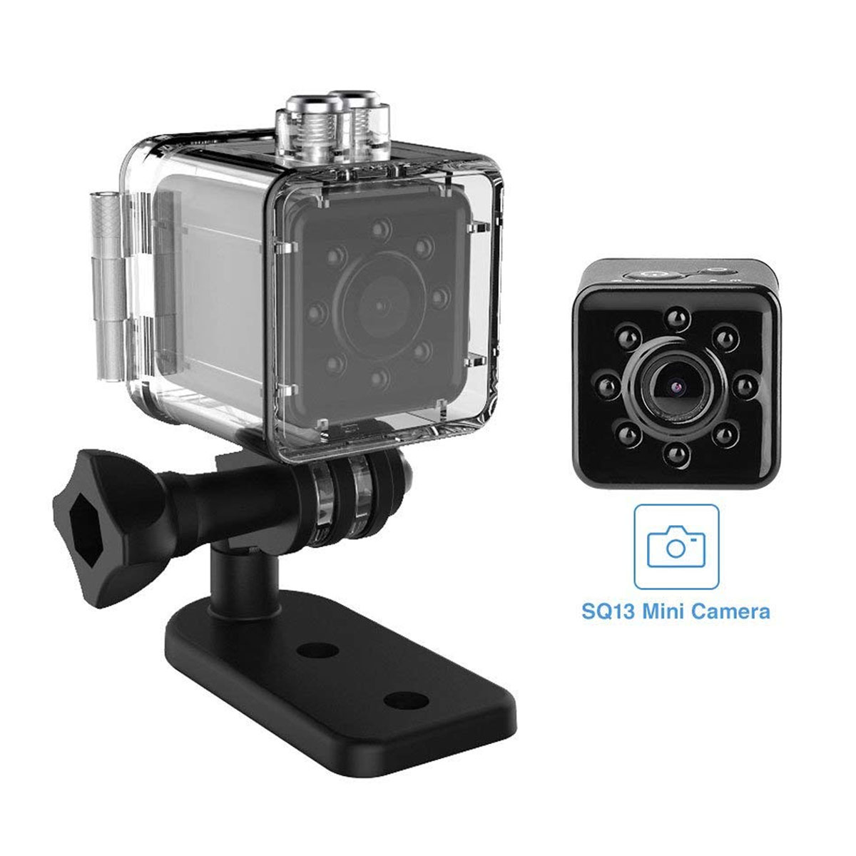 Mini Cámara Espia 2k 1080p Con Visión Nocturna Sq13 Wifi