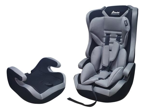 Autoasiento Booster D Bebe Maxi 2 En 1 Gris