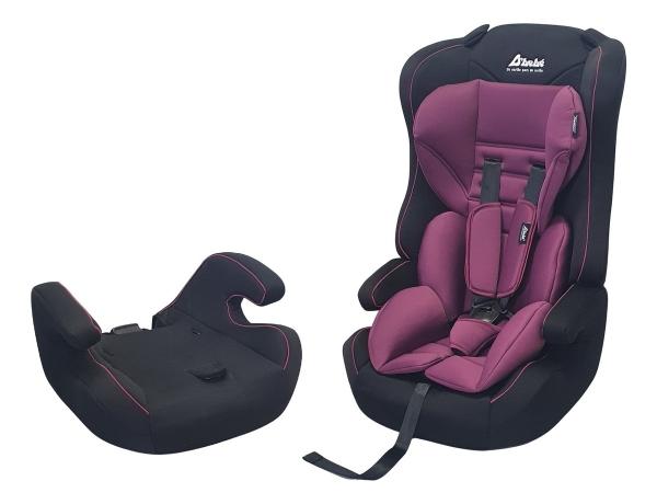 Autoasiento Booster D Bebe Maxi 2 En 1 Rosa