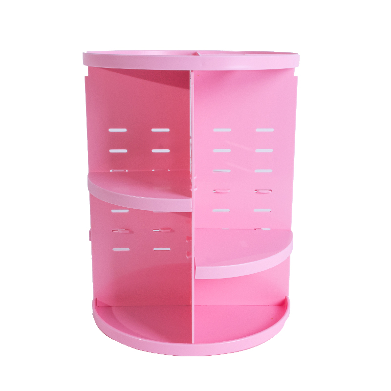 Organizador De Cosméticos Giratorio 360grados Varios Niveles ROSA