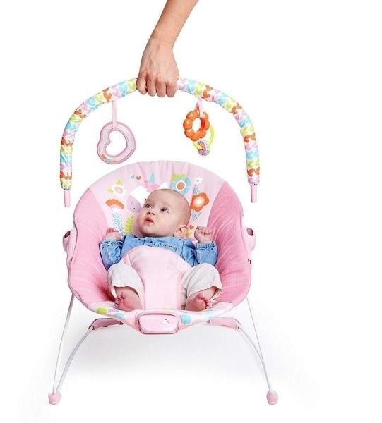 Bouncer Mecedora Bright Starts Fancy Fantasy Vibrador