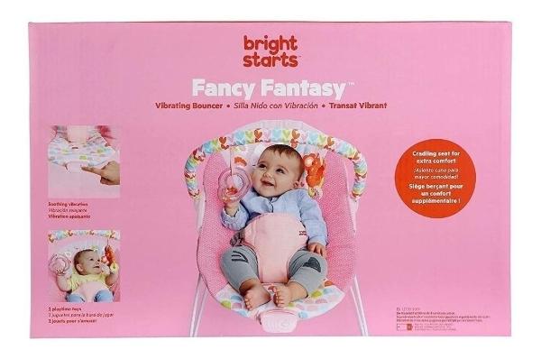 Bouncer Mecedora Bright Starts Fancy Fantasy Vibrador