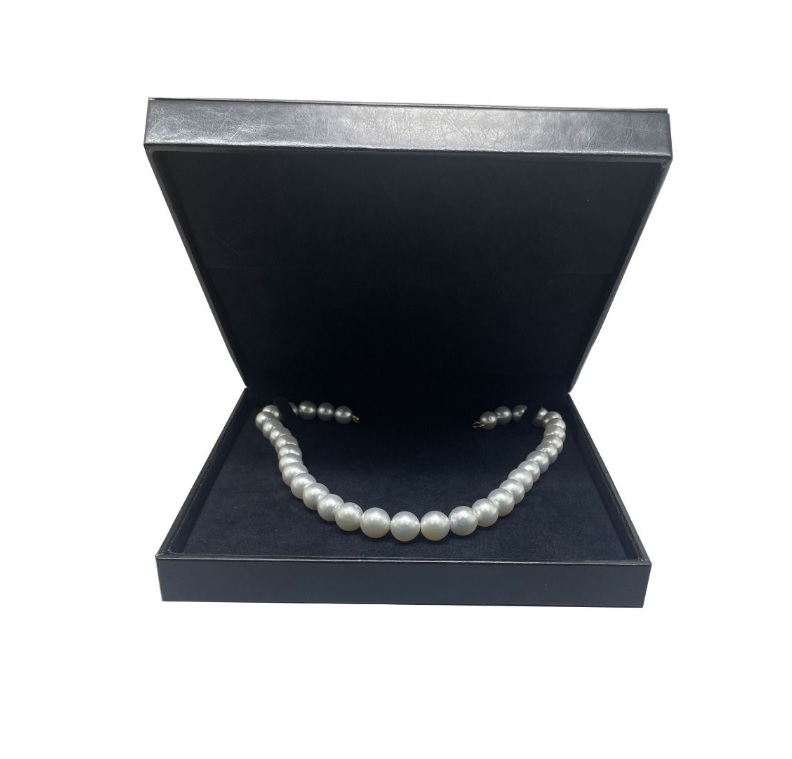 Collar Perla Mallorca Con Broche Chapa de Oro  A 071.